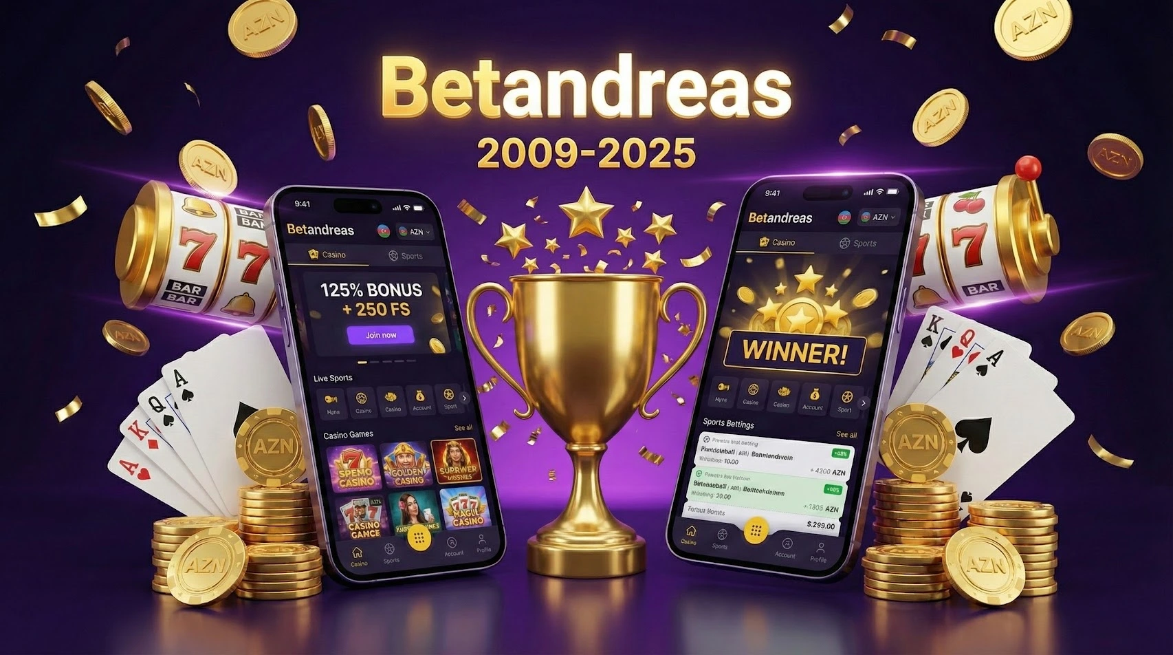 Betandreas Azerbaijan Qiymətləndirmə - Aparıcı onlayn kazino platforması